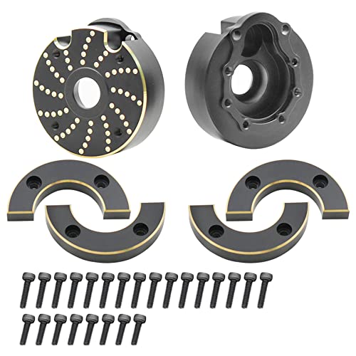 Brass Counter Weight Axle Housing Black Coating TRX4 Portal Axle Housing for 1/10 RC Crawler TRX6 TRX4 Bronco Defender Upgrade - color: H