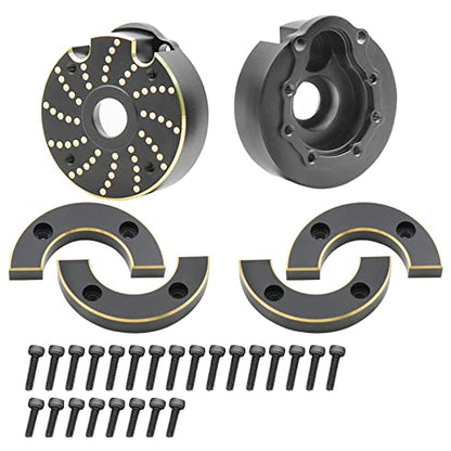 Brass Counter Weight Axle Housing Black Coating TRX4 Portal Axle Housing for 1/10 RC Crawler TRX6 TRX4 Bronco Defender Upgrade - color: H