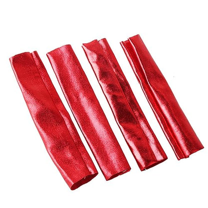 Universal Rc Car Spring Covers Red Abs Material Sturdy Protection Set of 4 for Rc Buggy Truck Easy to Assemble