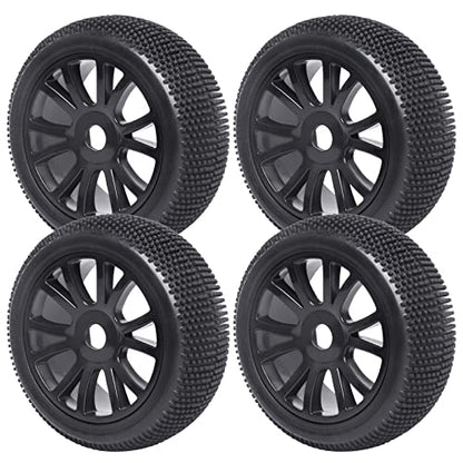 RC Buggy Wheels and Tires with 17mm Hex for 1/8 Arrma Typhon 6S BLX Losi 8IGHT HPI Racing Trophy Brushless RC Off Road Car, 4PCS