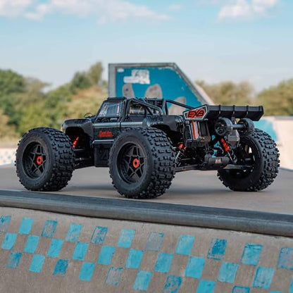 ARRMA RC Truck Outcast 4X4 8S BLX 1/5 Stunt Truck Black RTR(Transmitter and Receiver Included, Battery and Charger Not Included) ARA5810V2T1