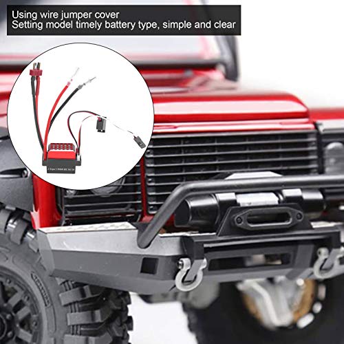 VBESTLIFE 360A Electronic Speed Controller RC Crawler Car Bidirectional Brushed ESC (T-Plug) - size: T-plug