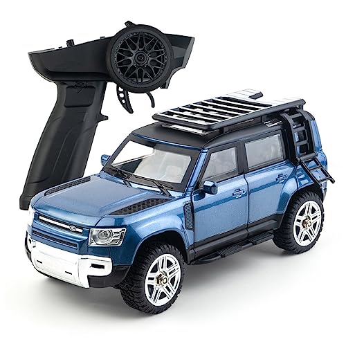 SG-2402 RC Car, 1/24 4WD Off Road All Terrain Remote Control Car with Led Light, 2.4Ghz Climbing 4x4 RC Rock Crawler, Hobby Grade Toys for Adults - Blue - color: Blue, size: SG-2402