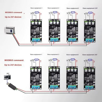 PT100 Metal Sensors RS485 Transmitter Wide Temperature Ranges High Reliability for Automotive Electronics Temperature Transmitter for Industrial Electronics
