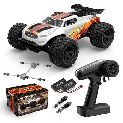 1:18 RC Buggy 36 KPH Fast RC Cars for Adults, 4WD Ready to Run Remote Control Car with 2 Batteries, Hobby RC for Boys and Beginners, JC18W