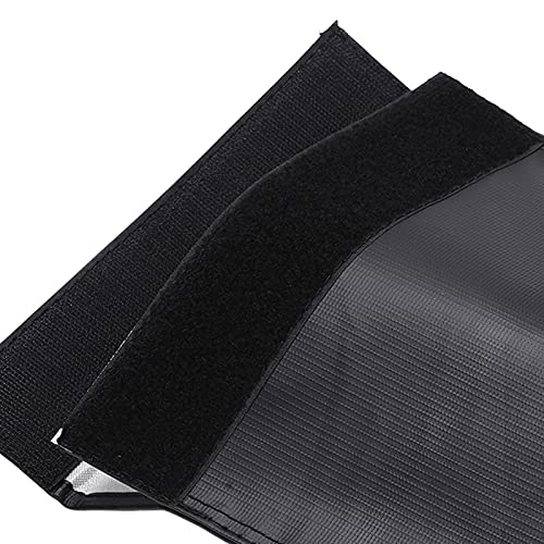 Large Capacity Lipo Battery Explosion Proof Bag, Fireproof Lithium Battery Safe Guard Nylon Charging Bag for Safe Storage Black - size: Black