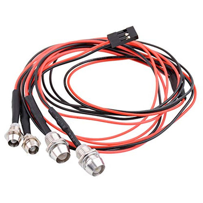 LED Light for RC Car Truck, 4 LEDs, Red