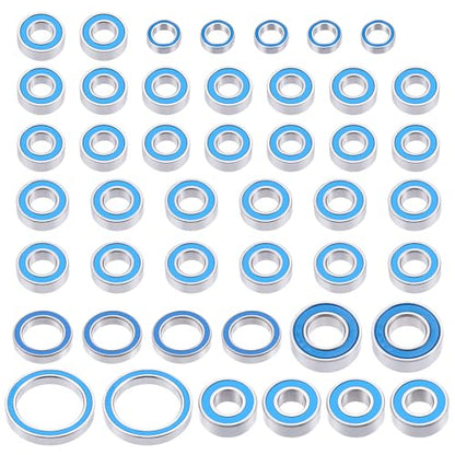 45Pcs P6 Steel Rubber Sealed Bearing Kit for 1/10 Tra-xxas Summit | RC Crawler Upgrade Parts