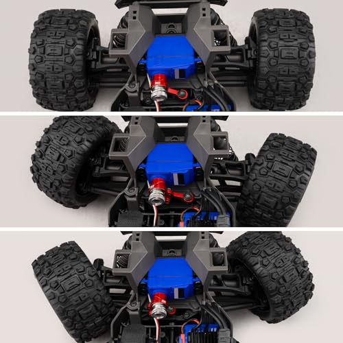 Fixed Link Steering 25T Servo Arm for Tra-xxas Mini Maxx 2S XRT | 1/16 RC Car Red Aluminum Upgrade Parts - color: Red