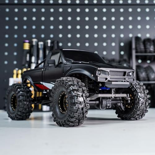 INJORA IR60 Pickup Hard Body Shell for 1/18 TRX4M Defender Bronco (Black) - color: Black