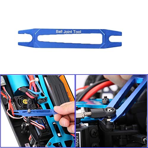 RC Car Ball Joint Tool Aluminum Ball End Remover for HSP Tamiya HPI RC Car 4/4.8/5/5.8mm Ball End (Blue) - color: Blue