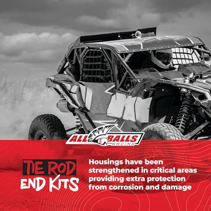 All Balls Racing Tie Rod End Kit for Polaris Sportsman 550 EPS 2009-2020 | OEM replacement, fits Sportsman Touring 570 SP, 570 engines, for atv, 2 Tie Rod Ends Includes, 51-1050