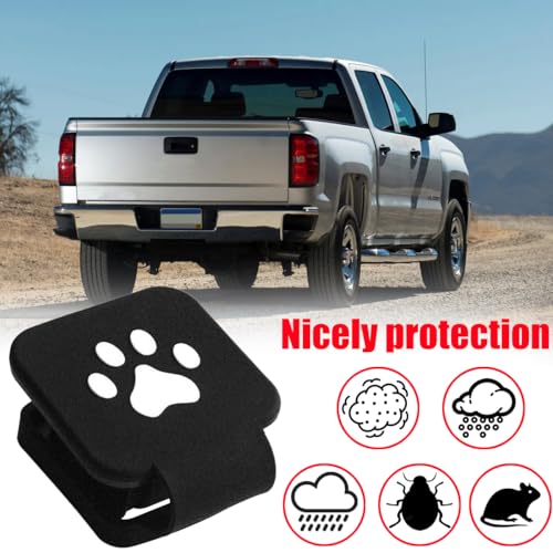 2" Trailer Hitch Cover, Silicone Dog Paw Square Hitch Cap Tube Plug Insert for 2 Inch Receivers, Trailer Exterior Tow Receiver Tube Plug Cap, Universal for Truck Sedan ATV - color: Dog Paw
