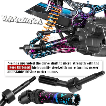 RC Upgrades Part for 1/10 Rustler Stampede (VXL) 2WD,A-Arm,Shock,Drive Shaft,Caster Block,Steering Blocks,Stub Axle Carriers,Steering Bellcranks,Links,Shock Tower,Front Bulkhead,Colour - color: Colour - (Rc Upgrades)