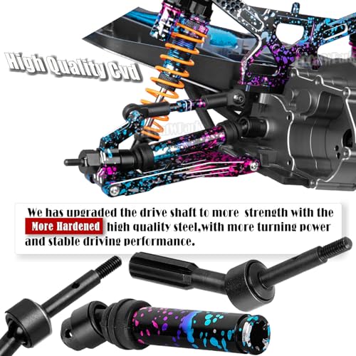 RC Upgrades Part for 1/10 Rustler Stampede (VXL) 2WD,A-Arm,Shock,Drive Shaft,Caster Block,Steering Blocks,Stub Axle Carriers,Steering Bellcranks,Links,Shock Tower,Front Bulkhead,Colour - color: Colour - (Rc Upgrades)