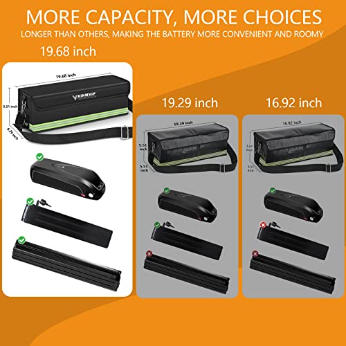 Lipo Battery Safe Bag Explosionproof, Large Capacity Fireproof Bag for Ebike Battery Charging and Storage