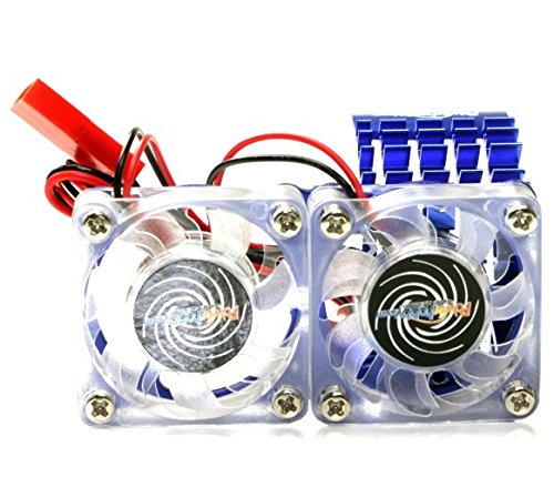 Power Hobby FSBLUE Aluminum Cooling Fan Slash 4WD Blue