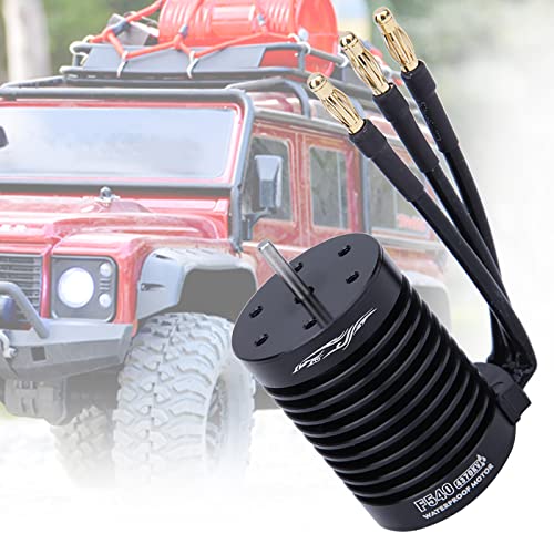 Sensorless Brushless Motor, 4370KV 1/10 RC Accessory for Surpass F540, 4 Pole RC Motor for Cars Trucks, High RPM
