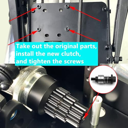 Steel 3 Speed Gear Metal Clutch Set for Kyosho Mad Force Kruiser | Nitro Crusher FO-XX USA-1 1/8 RC Car Upgrade Parts(40T/43T/46T)