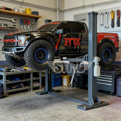 4PCS 1/8 1/7 RC Short Course Truck Tires and Wheels 17mm Hex All Terrain Off Road Tyres OD 5.31'' for 1:7 1:8 RC Buggy Truck Car HSP TRAXXAS UDR FS FSR Atom ARRMA Mojave EXB YK4072 DF7 (Blue) - color: Blue