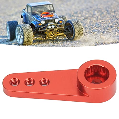 RC Servo Arm, Aluminum Alloy CNC Machined 21 Tooth Servo Horn for RC Cars Drones Robotics Model Building Enthusiasts