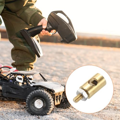MECCANIXITY Linkage Stoppers Connecting Servo Arm, Push Rod with Nut and Screw for RC Airplane, D4x1.6mm D5x3mm 10 Pcs - size: D4x1.6mm; D5x3mm