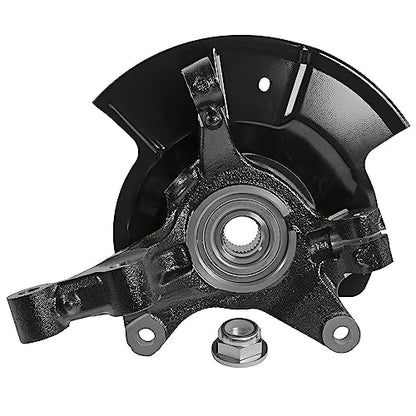 Detroit Axle - AWD Front 4pc Steering Knuckles Kit for 07-10 Ford Edge | Lincoln MKX, Steering Knuckles & Wheel Bearing Hubs Rear Wheel Bearing and Hubs 2007 2008 2009 2010 Replacement - size: 4UW50469/Kit