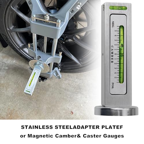 Wheel Alignment Tool 3PCS for 11-25" Rims with Magnetic Adapter | Magnetic wheel clamp kit for accurate camber & caster measurement. Fits 11-25" rims.