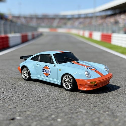 YUCT LDRC LD1898 1/18 RWD RC Porsche Drift Car with Gyro（Blue | RC Drift Car with Proportional Throttle Steering, Metal Drive Shaft & Alloy Shell Adults - color: Ld1898-blue