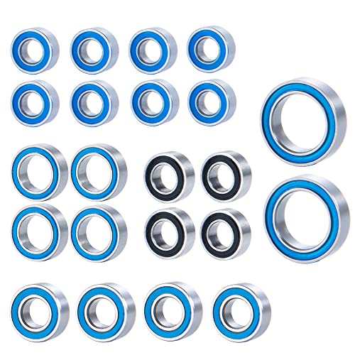 1 Set/22PCS Steel RC Car Precision Sealed Ball Bearing Kit for TRX4M 1/18th RC Crawler Car Upgrades Parts