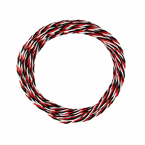 32 feet 26AWG 26# Twist Servo Extension Cable Futaba Twisted Wire Lead for RC Airplane Accessories
