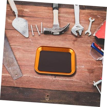 OUNONA Parts Bowl Aluminum Alloy Screws Holder Nut Storage Tool Rc Screw Tray Gasket Organizer Repair Tool