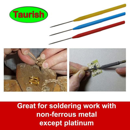 Deluxe Titanium Soldering Pick 3 Pieces Set, 6-1/2 Inches