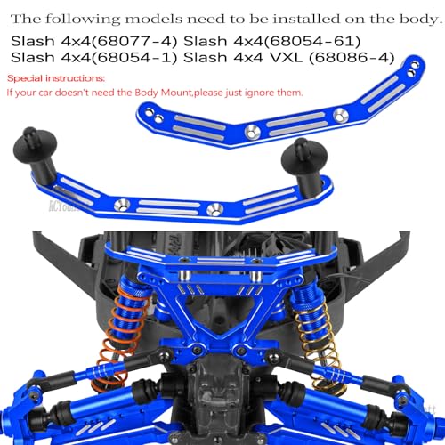 RC Upgrades Part for 1/10 Slash/Rustler/Stampede/Hoss 4x4 4WD VXL,Arm/Shocks/Caster Block,Steering Blocks,Stub Axle Carriers,Steering Bellcranks/Drive Shaft,Shock Tower/Links,Navy Blue - color: Navy Blue-(for 1/10）