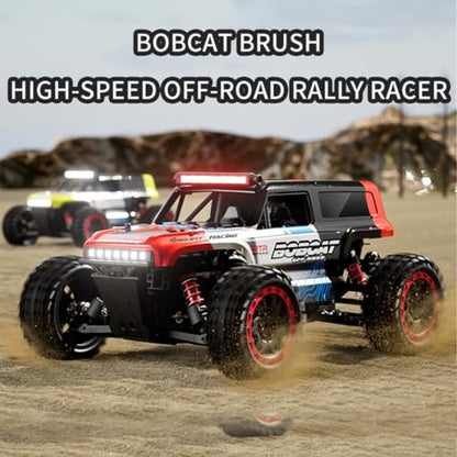 S912 1/16 Remote Control Drift Car, 2.4G Brushed Full-Proportional 4WD 36KM/H High-Speed RC Climbing Car Mini 2 Batteries RC Buggy Rock Crawler Model Toy Gift -RTR - style: S912 1/16, 2 Batteries, Red