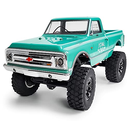 RCLIONS 4pcs Rubber Micro 1" RC Wheel Tyres Tires with Foam Insert for All 1/24 Axial SCX24 AXI00001,AXI00002,AXI90081 Deadbolt RC Crawler Truck Car (50mm) - size: 50mm
