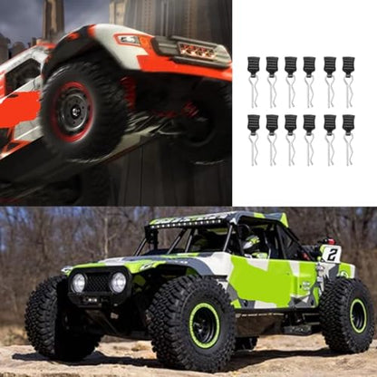 RC Car Upgrade Parts for MJX for Hyper for GO 14210 1/14 rc Car Upgrade Parts RC Body Clips with Pull Tabs R