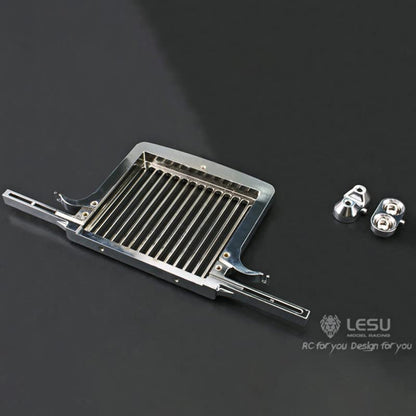 Metal US in Stock Front Net Bumper Compatible with DIY Lesu Rc 1/14 Tractor Truck Car