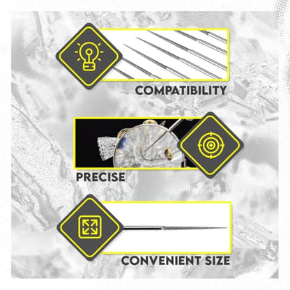 SE 10-Piece Diamond-Coated Tapered Bead Reamer Set - 2-¾ Inch Length, ⅛-Inch Shank, Compatible with Rotary Tools - Ideal for Jewelry Making, Crafts, and More - DF83611