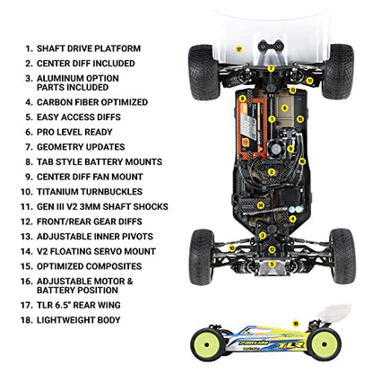 TEAM LOSI RACING 22X-4 Elite Race Kit 1/10 4 Wheel Drive Buggy TLR03026 Cars Elec Kit 1/10 Off-Road