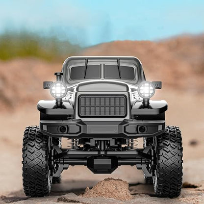 RC Truck Pickup Body Shell for 1/18 RC Crawler Car TRX4M Defender Bronco (Gray) - color: Gray
