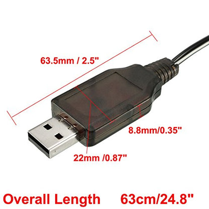 Ruilogod EL-2P Reverse Charging Cable For RC Car 7.2V 250mA Ni-MH Ni-CD Battery (id: 61f 5f0 6a5 b9e f81