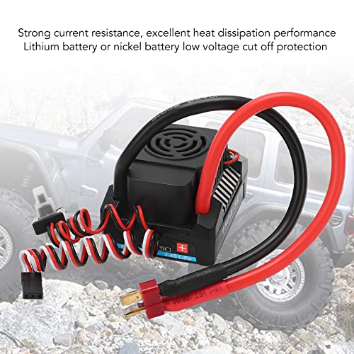 RC Brushless ESC 150A, Brushless ESC for 1/8 RC Truck, BCE Output 5A 5.8V, High Performance ESC with Multiple Protections, Compatible with Sensorless Brushless