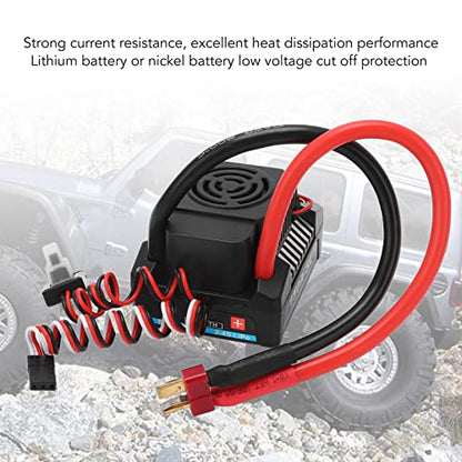 RC Brushless ESC 150A, Brushless ESC for 1/8 RC Truck, BCE Output 5A 5.8V, High Performance ESC with Multiple Protections, Compatible with Sensorless Brushless