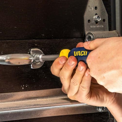 VAC7070 7-Piece SAE Nut Driver Set, Laser Etched Sizes, Magnetic Tip, Hollow Shaft and Comfort Grip for Precise Hex Nut Driving - style: SAE