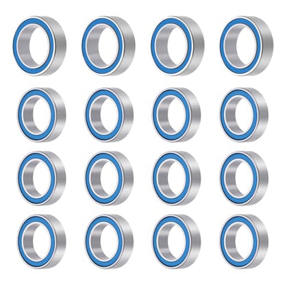 16 Pcs Rubber Sealed Bearings Kit for Arrma 1/18 Granite Grom Mega | RC Car Upgrade Parts Steel Bearings