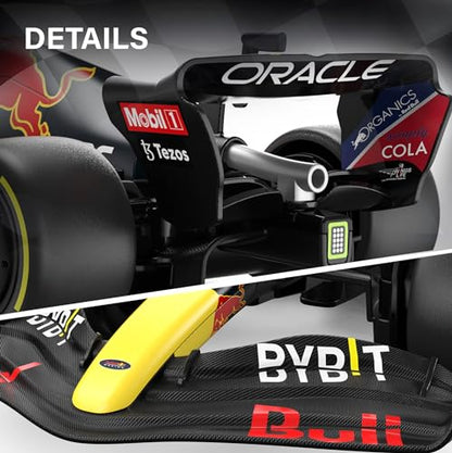 Voltz Toys Authentic Licensed 1:18 F1 RedBull Rb18 Car Remote Control Car - F1 Collection RC car Series for Kids and Adults - 2.4GHz RC Car for Gift (1:18 RedBull Rb18(NO.11)) - color: 1:18 Redbull Rb18(no.11)