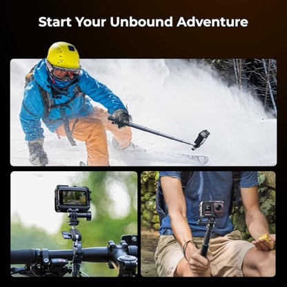 SmallRig Utility Frame Cage for Insta360 Ace Pro 2 / Ace Pro, Supports Horizontal and Vertical Shooting, Action Camera Mounting Frame with Mounting Claw and Cold Shoe for Video Light Microphone - 5000 - style: for Insta360 Ace Pro