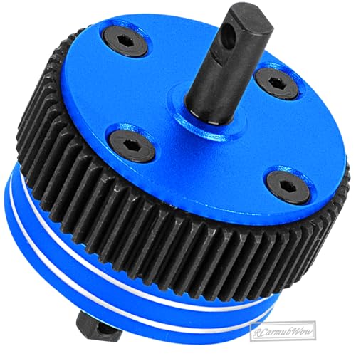 RC Gear Differential Upgrades Part for 1/10 Slash 2WD(VXL)/Stampede 2WD(VXL)/Bandit 2WD(VXL)/Rustler 2WD,Harden Steel w/Alloy Differential Transmissions,Replace #2388X,Navy Blue - color: Navy Blue(for 2wd)