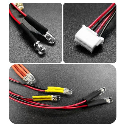 LED Light Set Sport light kits Tail lights Headlights Fog lights Retrofit parts For Kyosho Mini-Z Jimny 4X4 RC Car Upgrade